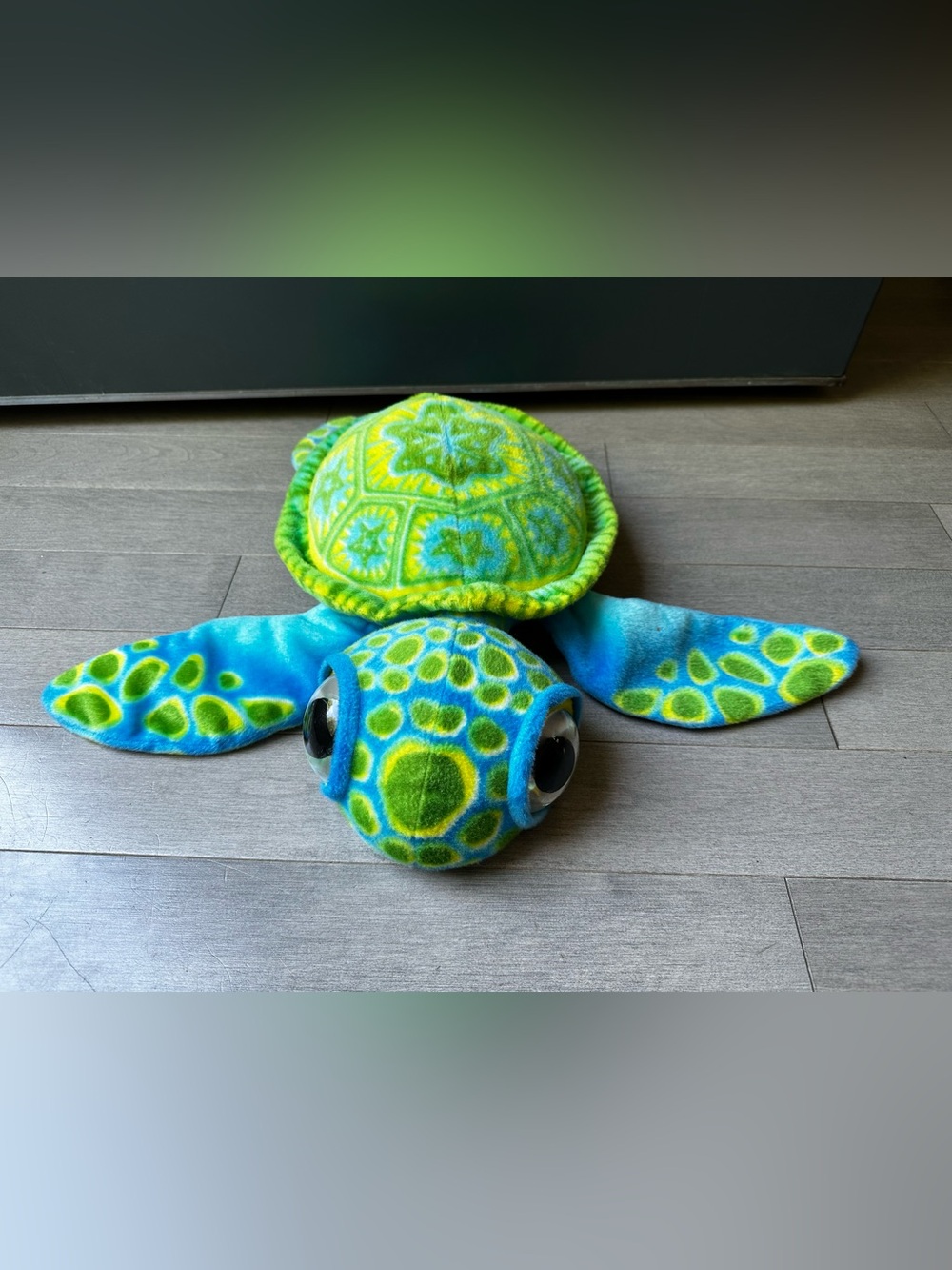 Tiger Tale Toys Big Eye Ocean Stuffed Animal Sea Turtle Plush Plushie 12”